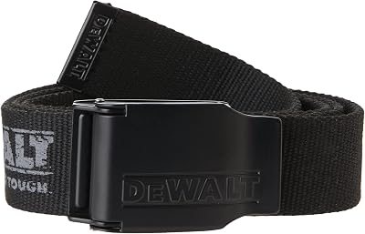 DeWalt Black Polyester Belt Pro – Adjustable, Durable Work Belt