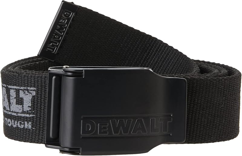DeWalt Black Polyester Belt Pro – Adjustable, Durable Work Belt
