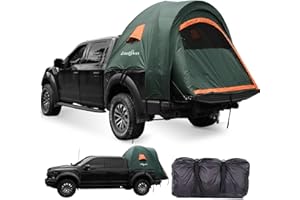 LIBERRWAY Truck Bed Tent for 2 Person, 6.4-6.7 FT Pickup Truck Tent with Waterproof Rainfly Oxford for Camping Travel Outdoor Chevy Silverado 1500 Dodge Ram 2500 Ford F-250 GMC Sierra 1500