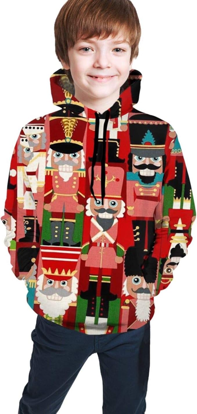 Christmas Time Nutcracker Children'S Hoodies 3d Print