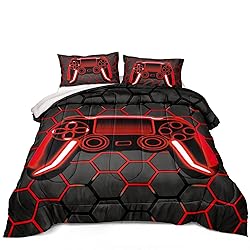 Z.Jian HOME Boys Comforter Set,Gaming Bedding for