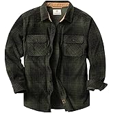 Legendary Whitetails Men’s Long Sleeve Fleece Button Up Heavyweight Shirt