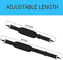 Askuko Shoulder Strap 56 Inch, Universal Adjustable