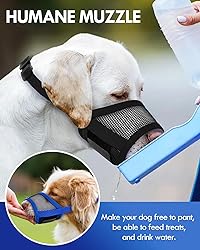 Dog Muzzle, Soft Air Mesh Muzzle for Small Medium