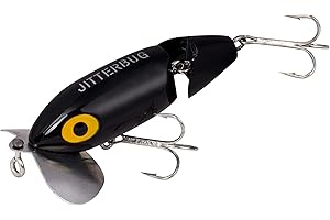 Arbogast Jitterbug Topwater Bass Fishing Lure - Excellent for Night Fishing