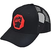 Concept One Unisex Adult UFC Trucker Hat, Mesh Adult Adjustable Snapback Baseball Cap with Curved Brim