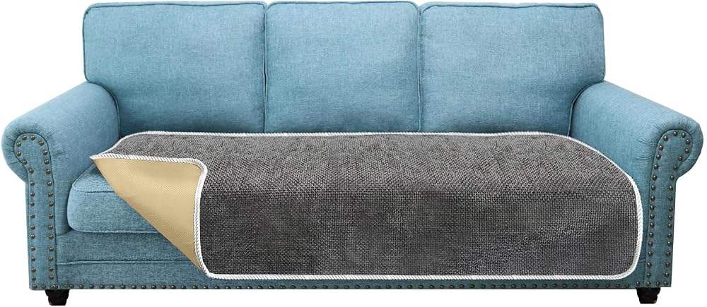 Granbest 3 Seater Non-Slip Sofa Cover Grey Thick Pet Protector All Seasons