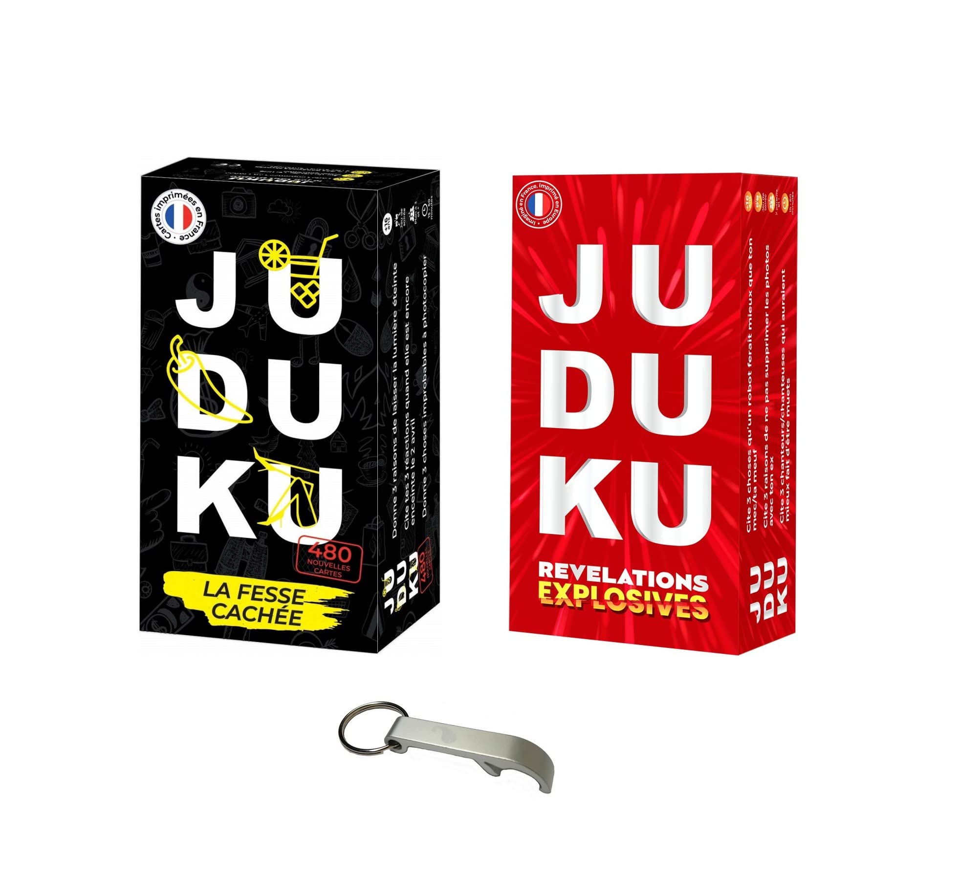 Juduku Set Hidden Buttocks + Explosive Revelations French Version + 1 Blumie Bottle Opener (Hidden Fesse + Explosive Revelations)