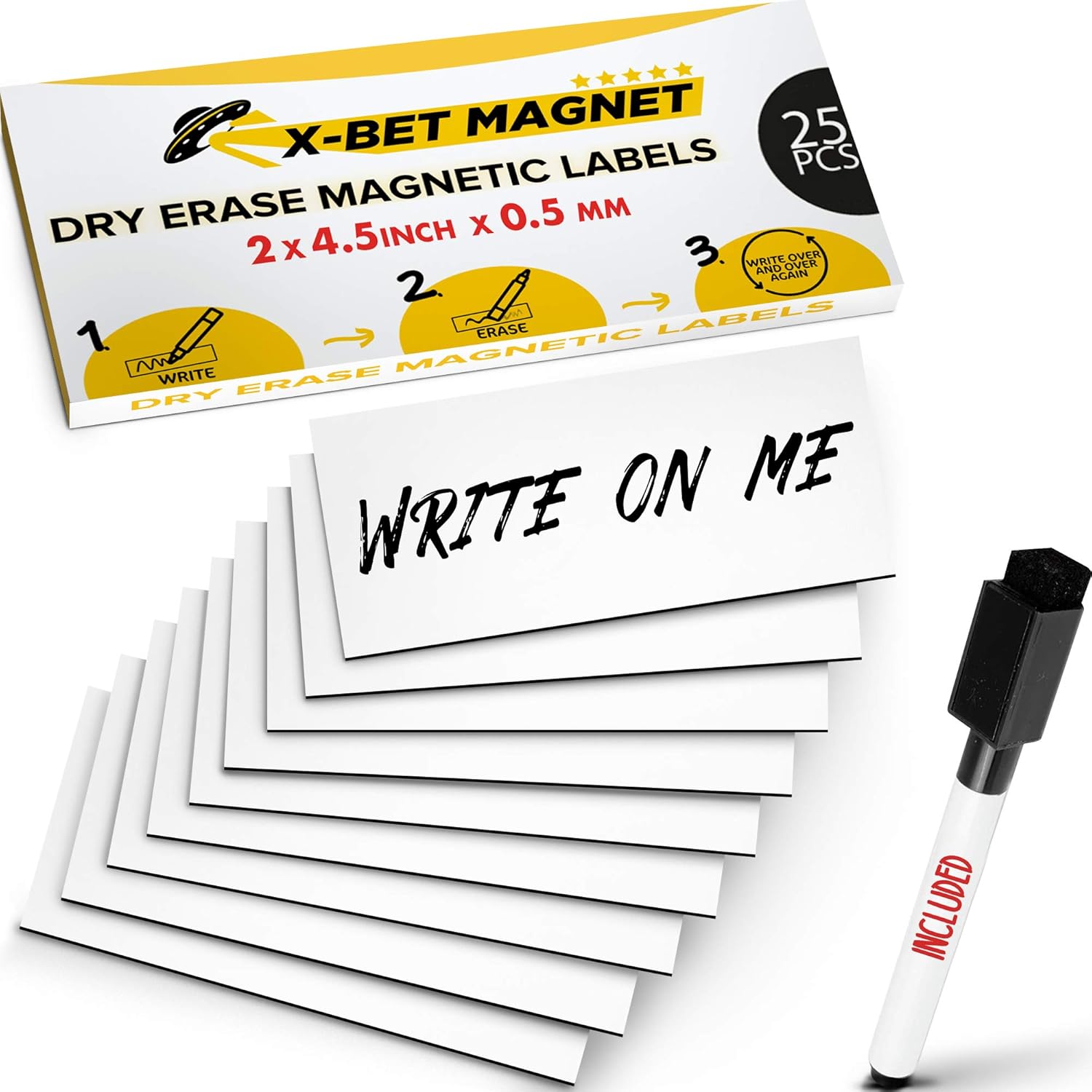 Amazon Magnetic Labels Dry Erase For Metal Shelving And 