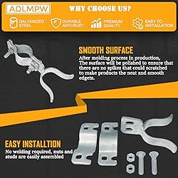 [Pack of 2] 1-3/8" x 1-5/8" Gate Fork