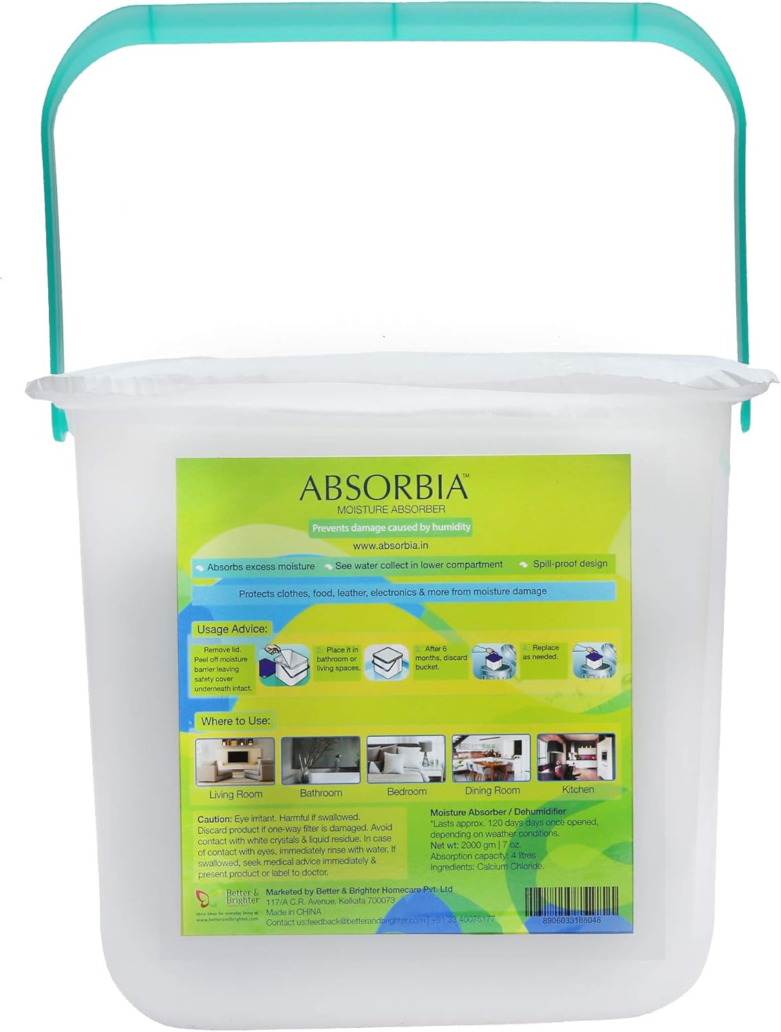 ABSORBIA Moisture Absorber Ultimate NonElectric Room Dehumidifier BigaMart