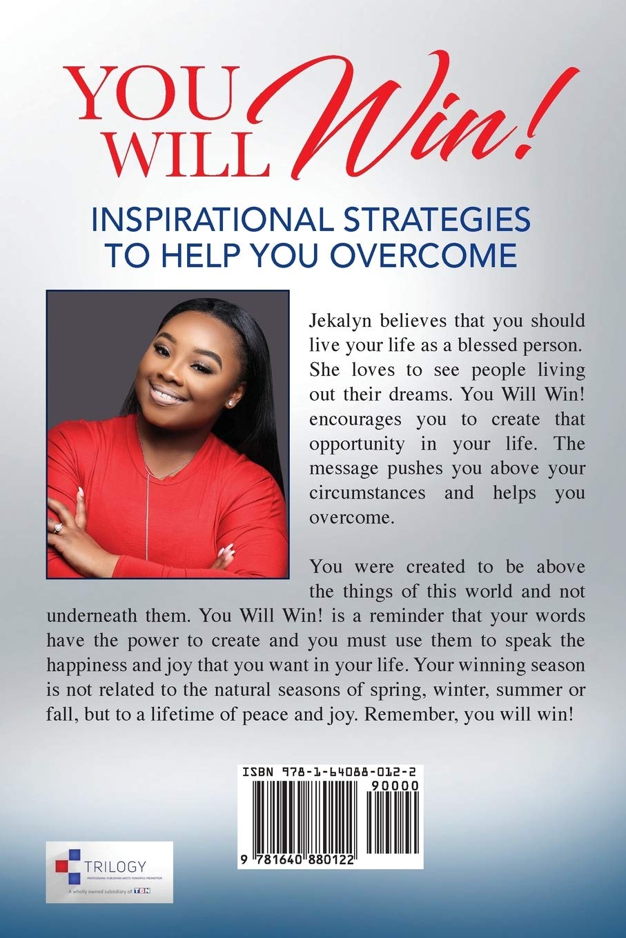 You Will Win Inspirational Strategies To Help You Overcome Carr Jekalyn 9781640880122 Amazon Com Books you will win inspirational strategies