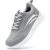 FitVille StepEZ Wide Width Sneakers for Women Extra Wide Athletic Shoes with Arch Support for Workout Gym Cross Training