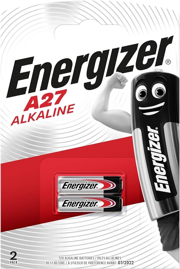 Energizer A27 Alkaline Batteries, 12V, Pack of 2 Amazon.co.uk Electronics