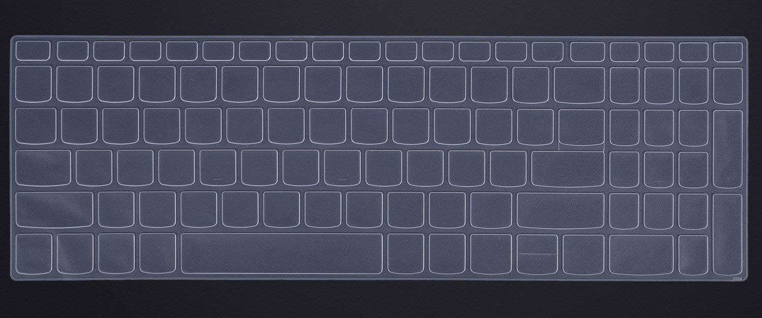 iKammo Keyboard Covers Compatible with Lenovo 15.6" ideapad 320 330 330s 520 720s 130 S145 L340 S340,15.6 inch Lenovo AMD Radeon A12-9720P,17.3" Lenovo ideapad 320 330 Keyboard Covers(Clear)