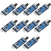 Eagles 10PCS IR Infrared Obstacle Avoidance Sensor Module for Smart Car Robot 3-Wire Diffuse Reflective Photoelectric Switch 