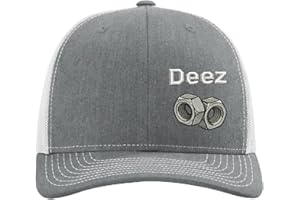 Deez Embroidered Premium Quality Adjustable Hat Funny Deez Trucker Hat Breathable Mesh Snapback Baseball Cap for Men