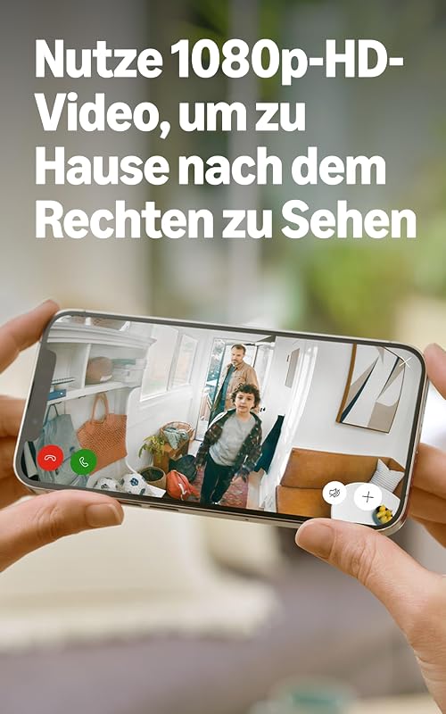 Innenkamera (Indoor Camera 2. Gen.) | Überwachungskamera für den Innenbereich | 1080p-HD-Video, Privatsphäre-Sichtschutz, WLAN, ideal für Haustiere | Mini Sicherheitskamera zur Selbstinstallation