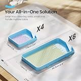 ARTDOT 10-Piece Interlocking Diamond Art Trays Blue Kit view 3