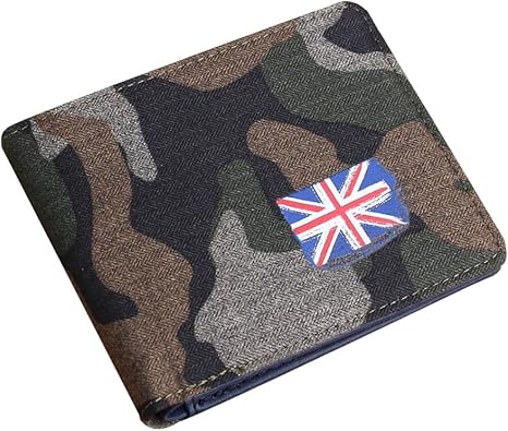 Amazon 財布 メンズ 二つ折り さいふ 薄型 迷彩 かっこういい 折財布 小銭入れ カード 6枚収納 カジュアル 誕生日 プレゼント 中学生 高校生 男の子 3色 財布