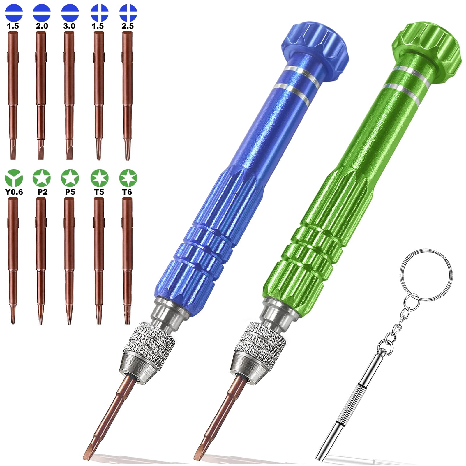 Photo 1 of VSINSOUL 13 in 1 Glasses Screwdriver, Eyeglass Repair Kit with 10 Magnetic Screwdriver Tips, Multifunctional Eye Glass Repairing Kit for Eyeglass Sunglass Watch Phone Laptop Jewelry Electronic