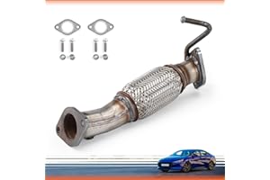 VIMLUK 52560 Front Pipe & Flex Pipe Complete Kit, Stainless Steel Direct Fit for 2011-2016 Hyundai Elantra 1.8L/GT/Coupe & 20