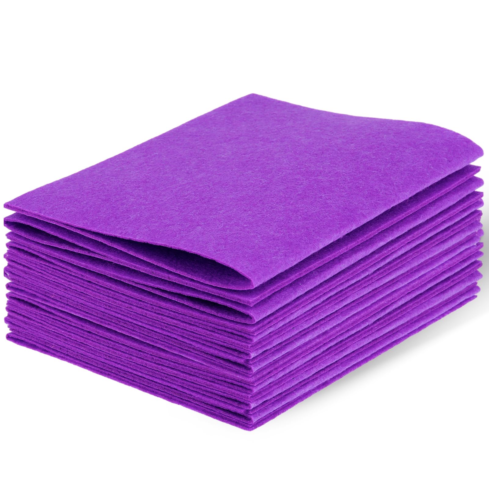 Felt Sheets for Crafts & Sewing - 7" x 11" Purple Felt Fabric - 10 Pcs (Halloween, Christmas, Fall)