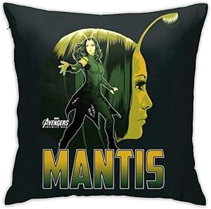 Sherrygeoffrey Man-Tis Pillow,Home Decorative Throw Pillow Cover for Kitchen/Car/Livingroom 18 X 18 Inch Square Pillow Case