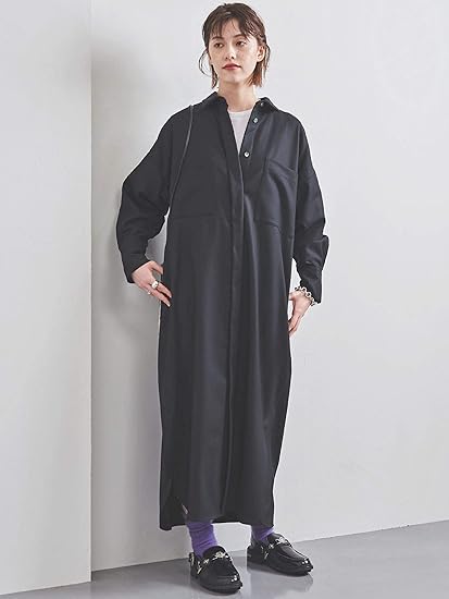 Amazon ユナイテッドアローズ Sacra サクラ シャツ ワンピース 7900 レディース ネイビー 79 38 ワンピース チュニック 通販