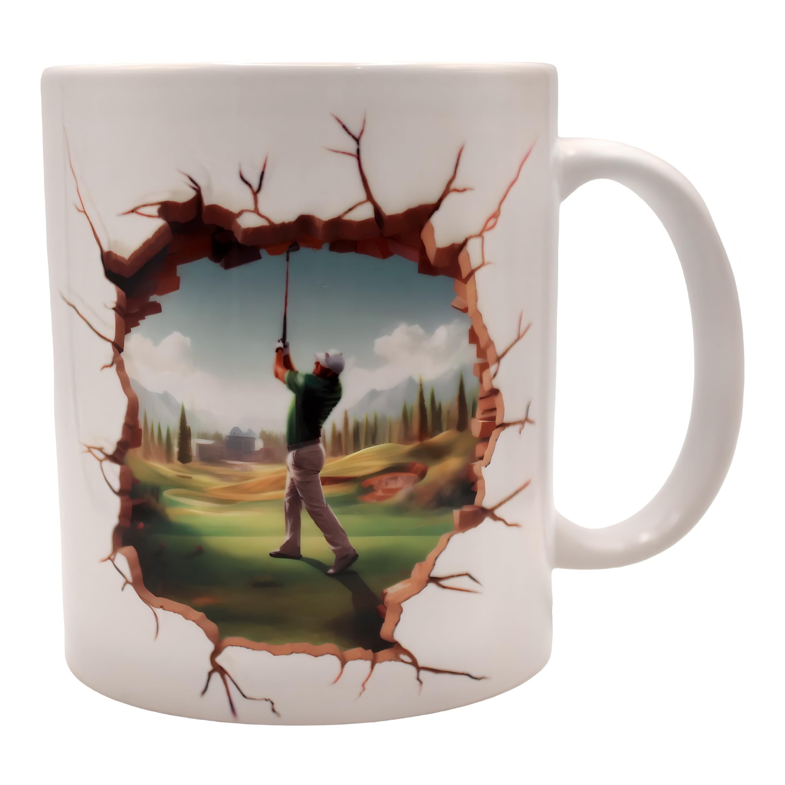 Shopi Zone Ceramic Coffee Mug, Golf, Creative Mug, Unique Mugs for Unforgettable Moments