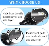 Gekufa Dog Hair Dryer 4.5HP 3200W Adjustable Temperature & Speed Black view 2