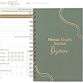 SHINE SPARKLE SLAY Mental Health Journal: Discover – Fresh Start & New Year, Beginner 2026 Guided Journal for Daily Reflection, Emotional Wellness & Simple Mental Health Prompts 250+ pages, A5 Sage Green