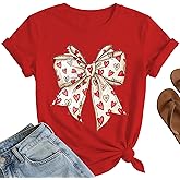 Valentines Shirts for Kids - Hearts Bows Valentine’s Day Tshirt Toddler Boys Girls Cute Love Tops