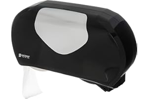 San Jamar R4070BKSS Twin 9" JBT, Black/Stainless Look