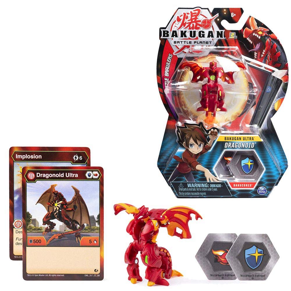 BAKUGAN Ultra Ball Selection Spinmaster | Battle Brawlers Playsets, Bakugan:Dragonoid