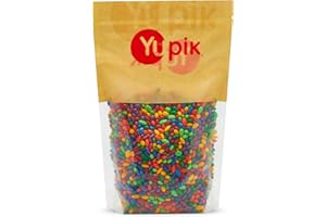 Yupik Kimmie Sunbursts Choco Sun Seeds, 1 kg, Gluten-Free, Kosher, Colorful Candy, Sunflower Seeds Dipped in Chocolaty Candy,