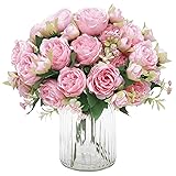 MARTINE MALL 2 Packs Peonies Artificial