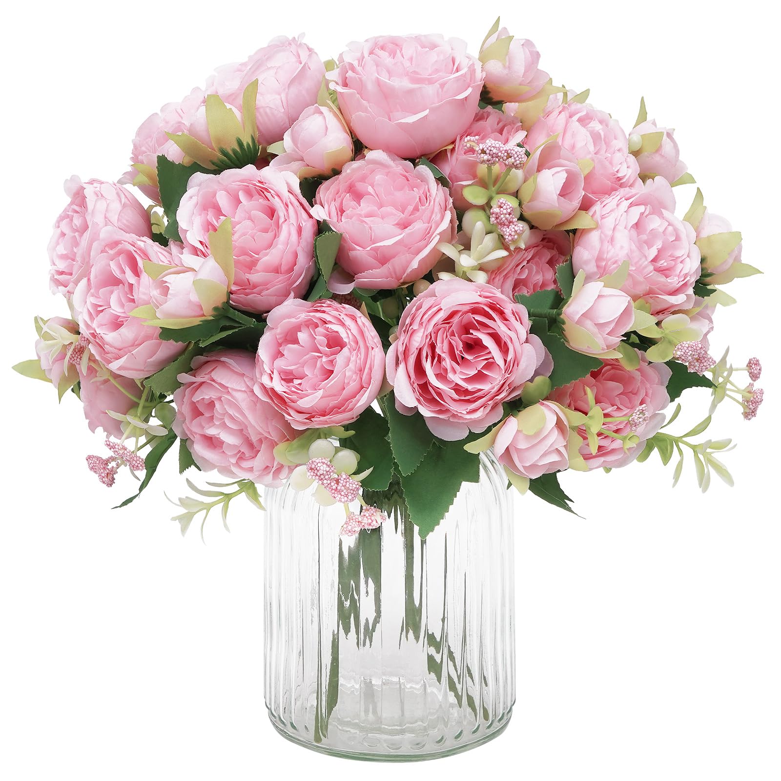 MARTINE MALL 2 Packs Peonies Artificial