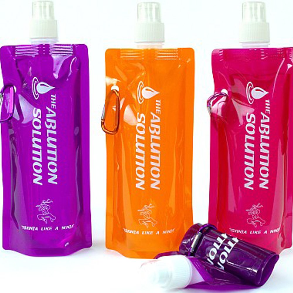 The Ablution Solution Wudu Water Bottle Istinja Like A Ninja, Purple