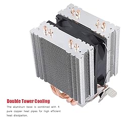 Single Fan Radiator, 4 Heat Pipe CPU Fan Radiator