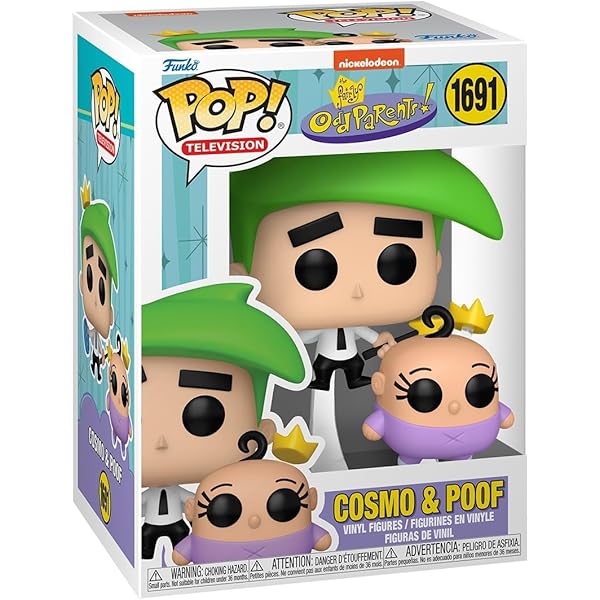 Amazon.com: Funko POP! & Buddy: Fairly OddParents - Cosmo & Poof