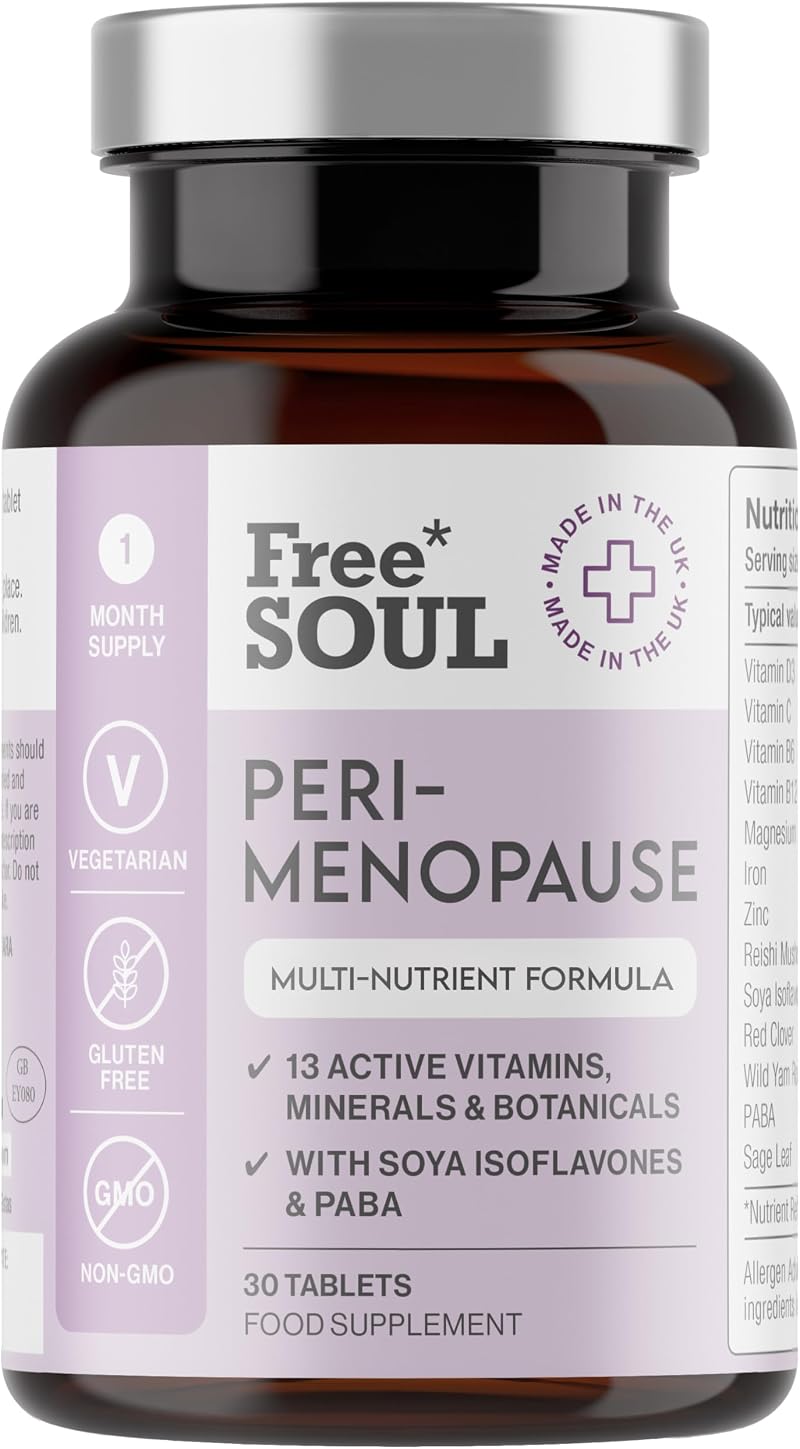Free Soul Perimenopause Vitamins 1 Month Supply Single Serving Tablet