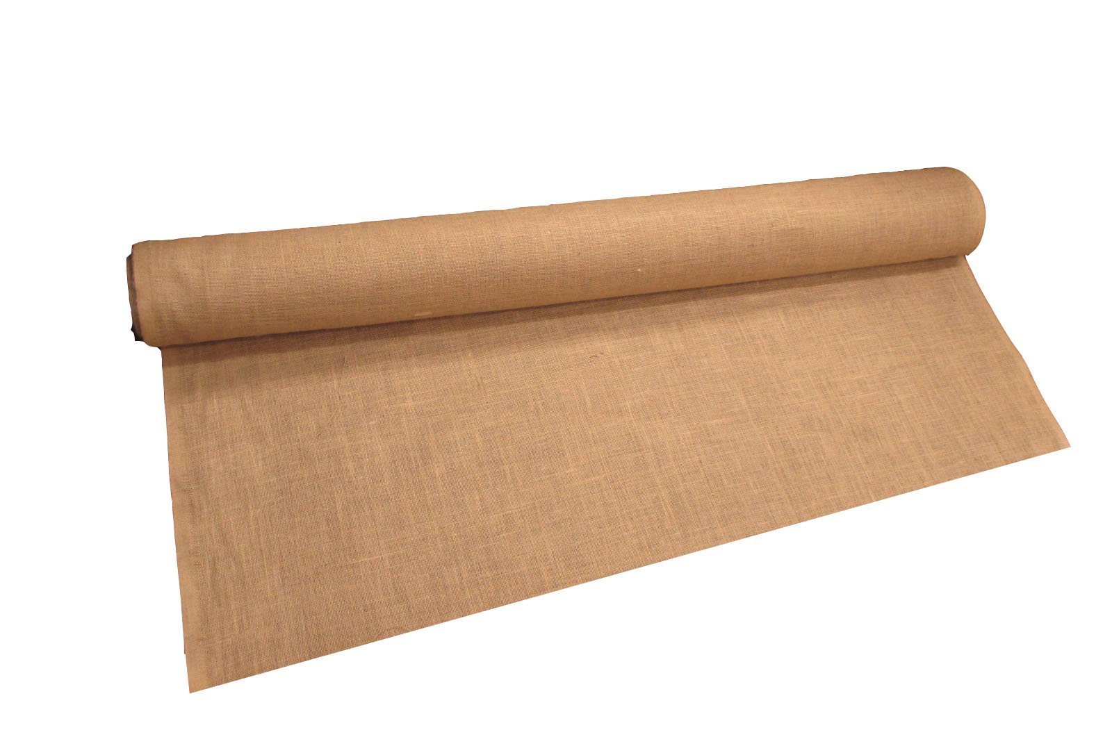 LA Linen 60Inch Wide Natural Burlap , 10 Yard Roll Buy Online in