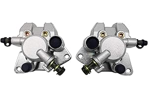 M MATI Front Left&Right Brake Calipers for Yamaha Grizzly 600 YFM600 1998-2001 Grizzly 660 YFM660 2002-2008 4WV-2580T-10-00 4WV-2580U-10-00