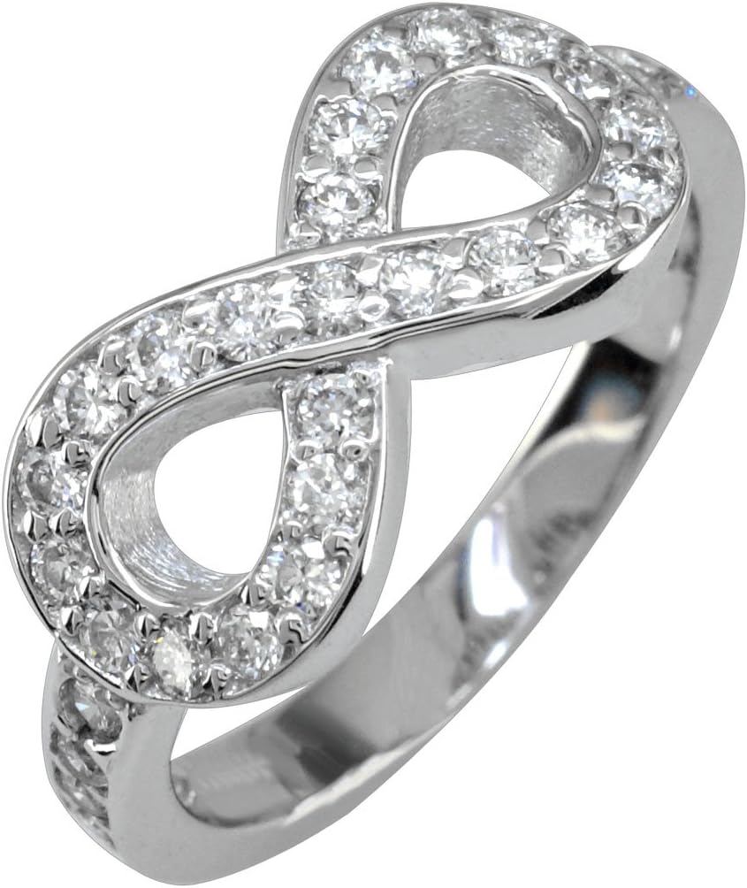 SZIRO Diamond Infinity Ring, 0.70CT in 14K White Gold
