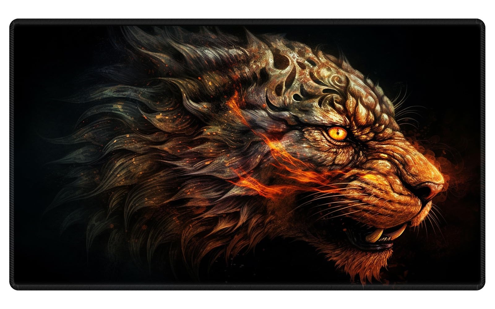 EDGFRTOIO Playmat 24" x 14" Game Mats Tabletop