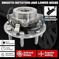 Pair 515058 Front Wheel Bearing Hub Assembly