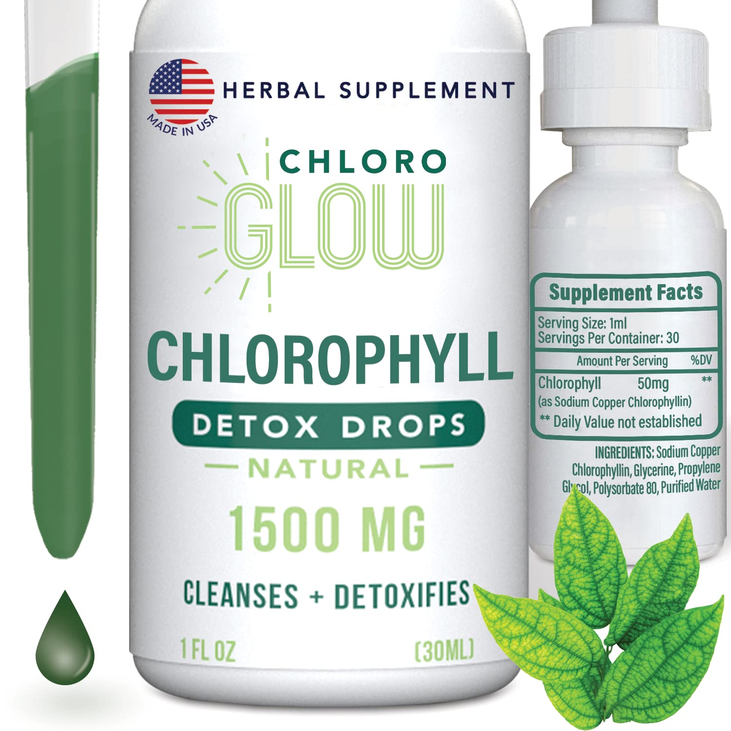 Mua Chloroglow Liquid Chlorophyll Oxygen Drops 1500mg | Health ...