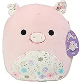 Squishmallows Original 10-Inch Peter The Easter Pig - Official Jazwares Plush - Collectible Soft Squishy Piggy Stuffed Animal Toy - Limited Edition 2026 - Gift for Kids, Girls & Boys
