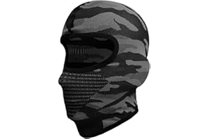 SPTSLFB Camo Balaclava Ski Mask - Windproof Unisex Motorcycle Cover, 3-Lengths, Breathable Full Face Design with Vents